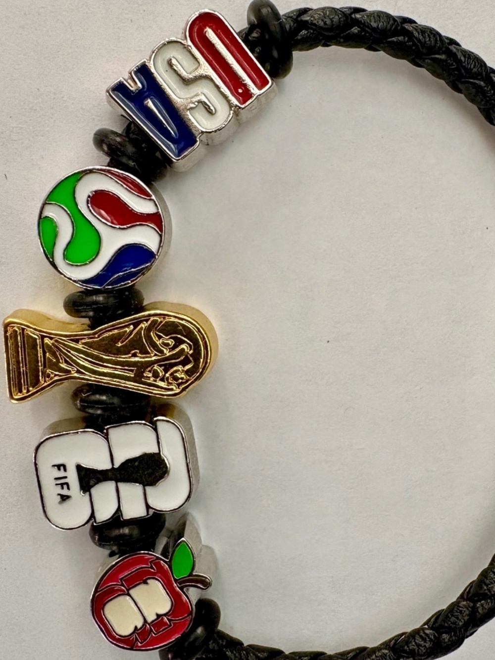 FIFA World Cup 2026 Fan Fav Bracelet Featuring USA, World Cup & Soccer Charms!